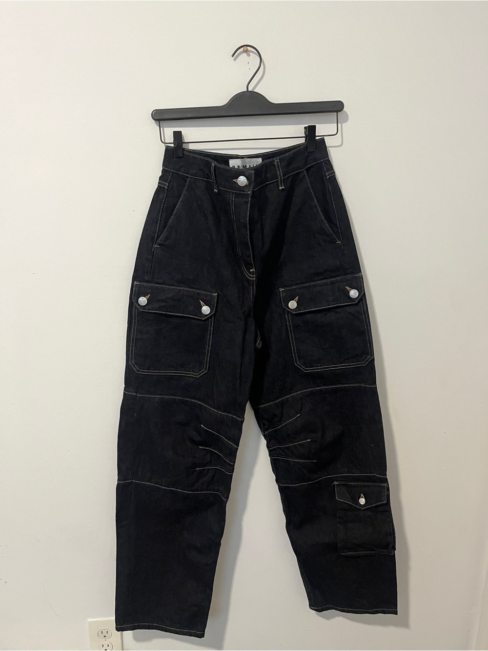 REMAIN Birger Christensen denim cargo pants